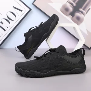 Bopyrina A825 Outdoor Summer Five Finger Breathable Mesh Upper Rubber Outsole Fitness Tracing Shoes Wading Beach Barefoot Diving
