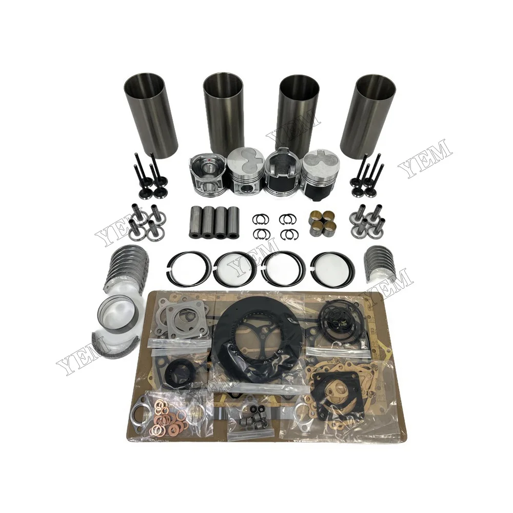 For Caterpillar 3024 Rebuild Overhaul Repair Kit With Valves Engine Bearings Cylinder Liner Piston Rings Gasket Kits