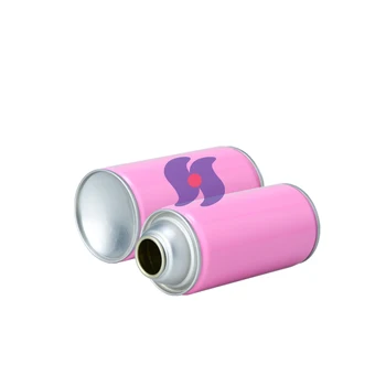 Special Size Diameter 60mm Necked-in Type Empty Aerosol Metal Tin Can with CMYK Printing for Spray Paint