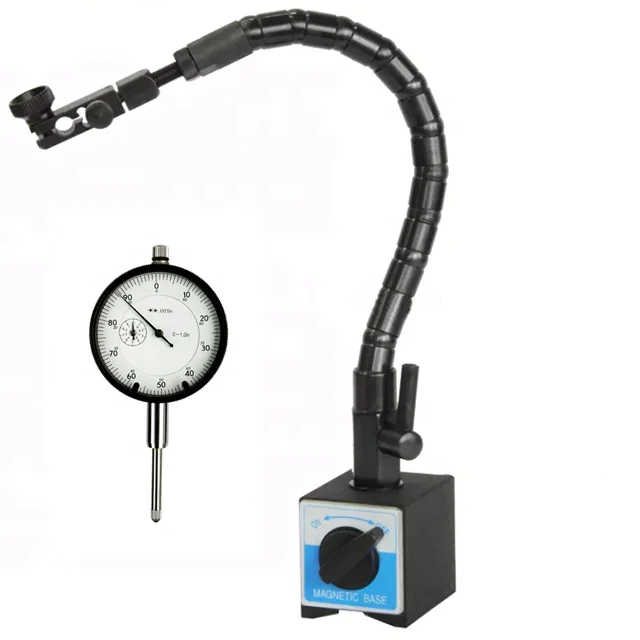 Dial Indicator Base Magnetic Flexible Holder Dial Gauge Magnetic Base Magnetic Base Flexible Holder Universal Test Indicator Magnet Holder 588n 364mm Long Dial Calipers