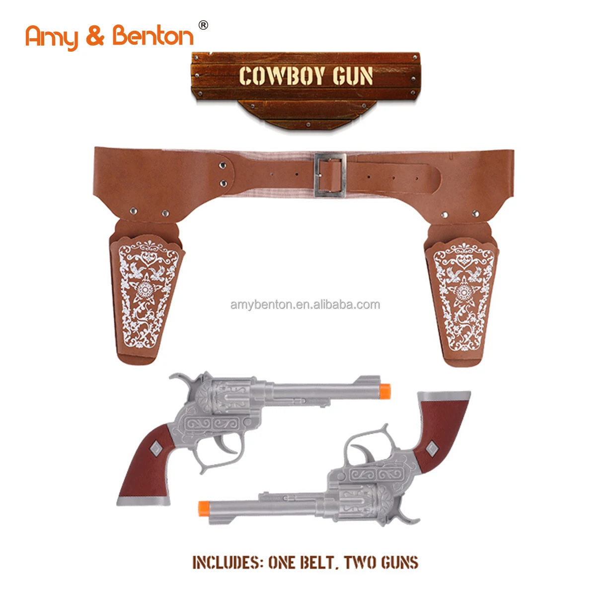 トイガン WESTERN ARMS Para ULTIMATE COMP ORIGINAL Arma de brinquedo cowboy com coldre prata para crianças de 5 a 7 anos