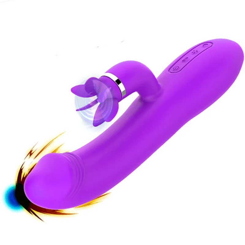 Vibrating dildo in the pussy