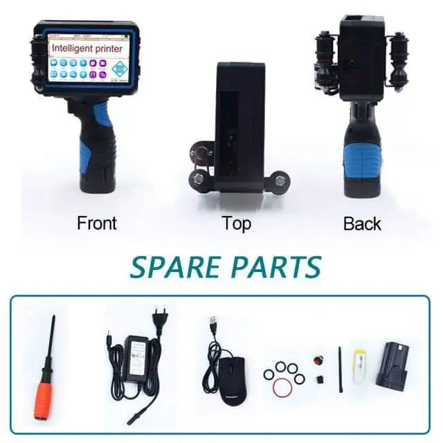 Manual Marking Machine Inkjet Coding Machine Date Coder Label Printing Machine for Foil Bag