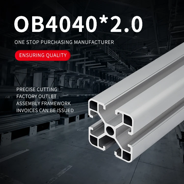 product black side sealed 4040 aluminum extrusion profile  oem drilling cutting  fast delivery for robotics  assembly lines-6