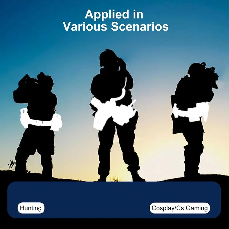 Outdoor Modular Equipment Security Utility Practical Tactical Belt with Components Pouches Bags Holster for Security Hunting