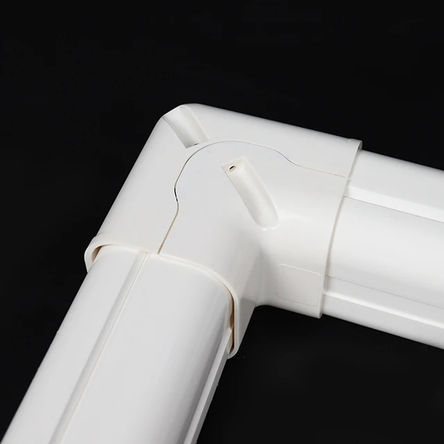 Easy Installation HVAC PVC Ducts Line Set Cover AC Air Conditioner Decorative Pipe Cover Air Conditioning Trunking