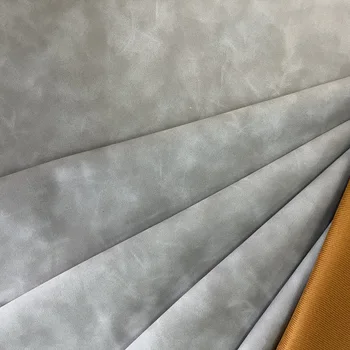 Guangzhou Leather Products Manufacturer PU Suede Upholstery Leather Fabric for Furniture