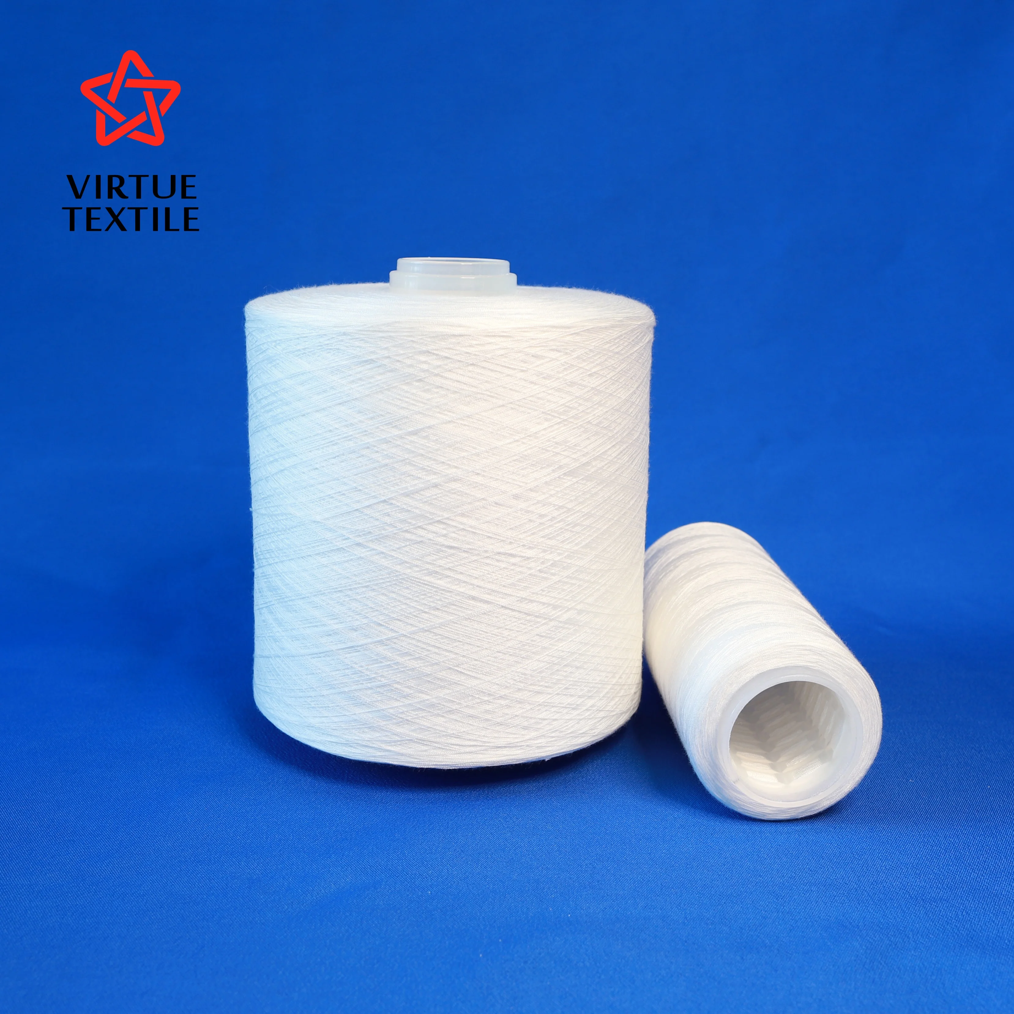 
100% Spun Polyester Sewing Thread 42/2 TFO twist RAW WHITE OEKO TEX 100 
