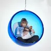 Cojín acrílico con cadena colgante azul de alta calidad.