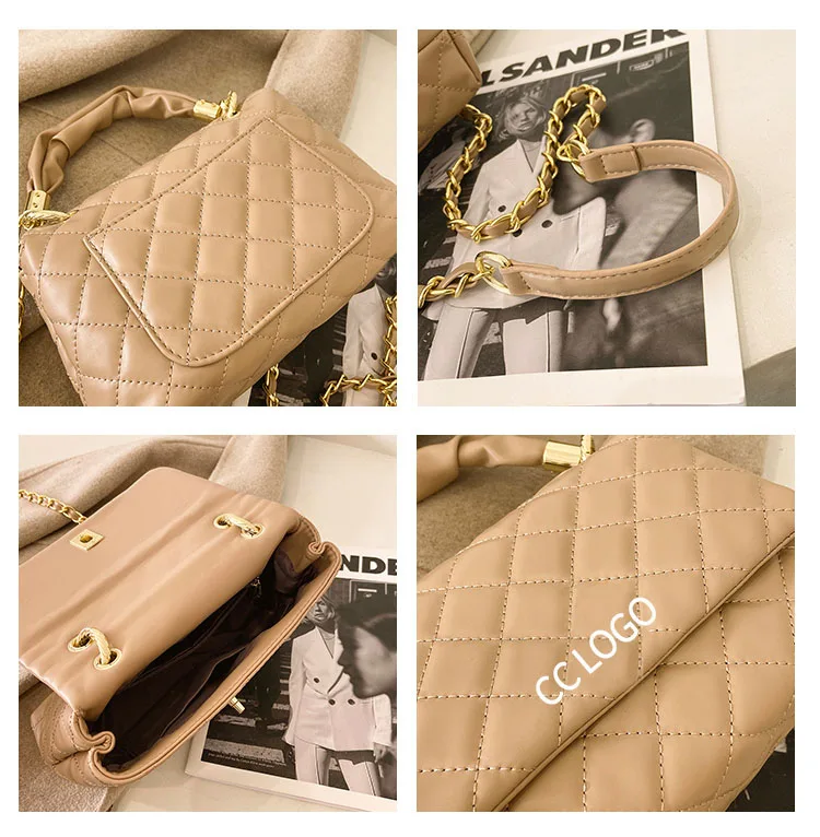 High Quality Famous Brand Classic Leather Bags Luxury Designer Purses