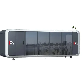 Modern P5 High-End Prefab Steel Material Apple Cabin House Mobile Tiny Home for Hotel Villa Living Room House