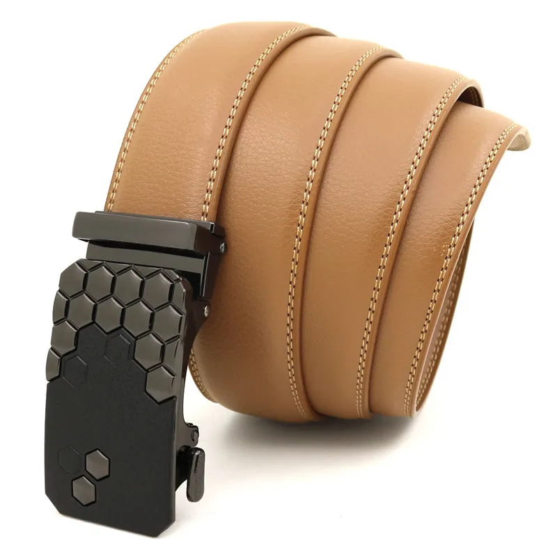 Cintura A Cricchetto Cintura Uomo In Vera Pelle Di Serpente Con Fibbia Automatica A Cricchetto - Elegante E Pratica! Cintura Automatica Uomo - Foto 9