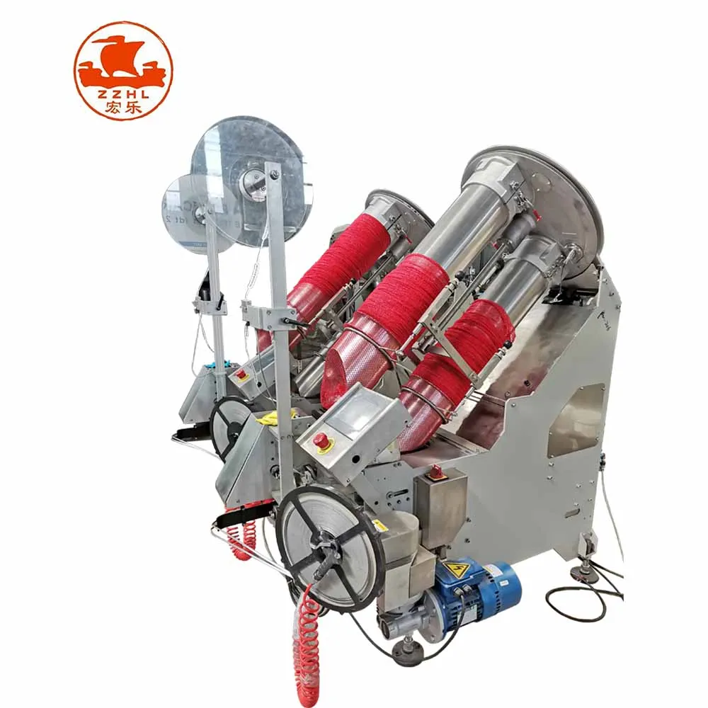 Fruit Net Packing Machine Automatic Onion Potato Orange Nylon Mesh Net Bag Packaging Machine