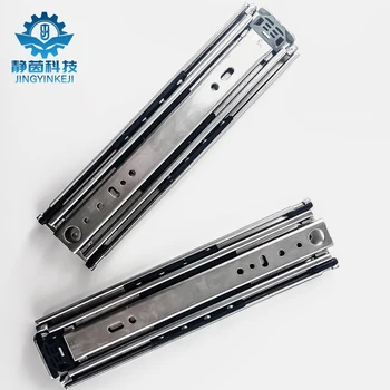 304 Stainless Steel Industrial Slide Rail Load-bearing Drawer Slide Rail RV Cabinet Island Platform with Lock Track Guide Rail