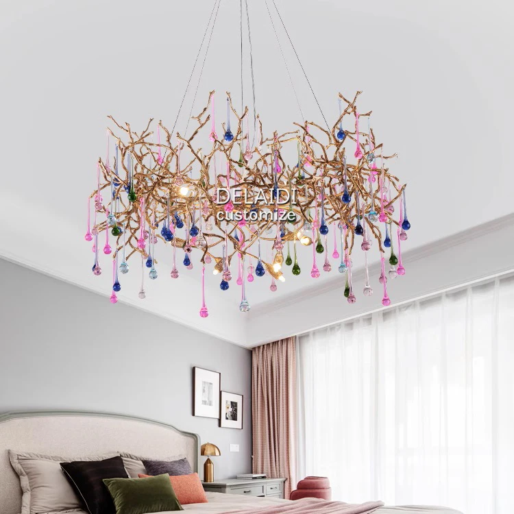 tree branch crystal chandelier