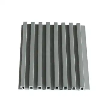 Wood Plastic Composite Cladding Fluted indoor wooden cladding wall