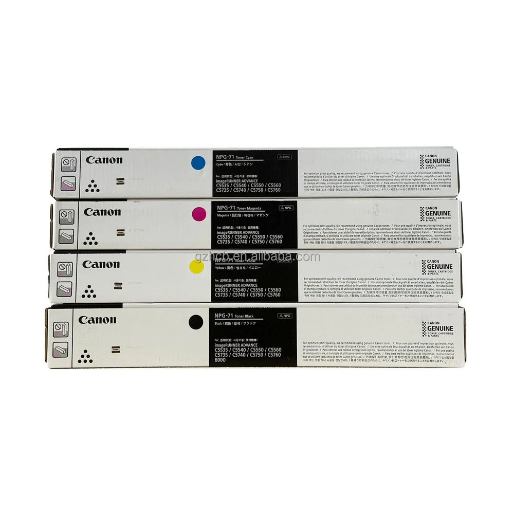 NPG-71 NPG71 Original for Canon IR ADVANCE C5535 C5540 C5550 C5560 C5735  C5740 C5750 C5760 Toner Cartridge