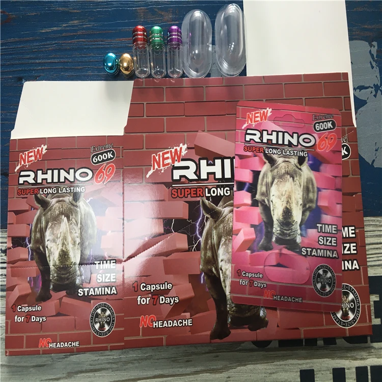Different Design Rhino 3d Card for 69 Series Male Powder Sexual Enhancement Pill 2019 New Style 3d 5d Lenticular