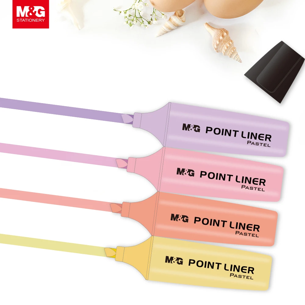 M&G Office Supply Yellow/Orange/Pink/Purple Highlighter - China