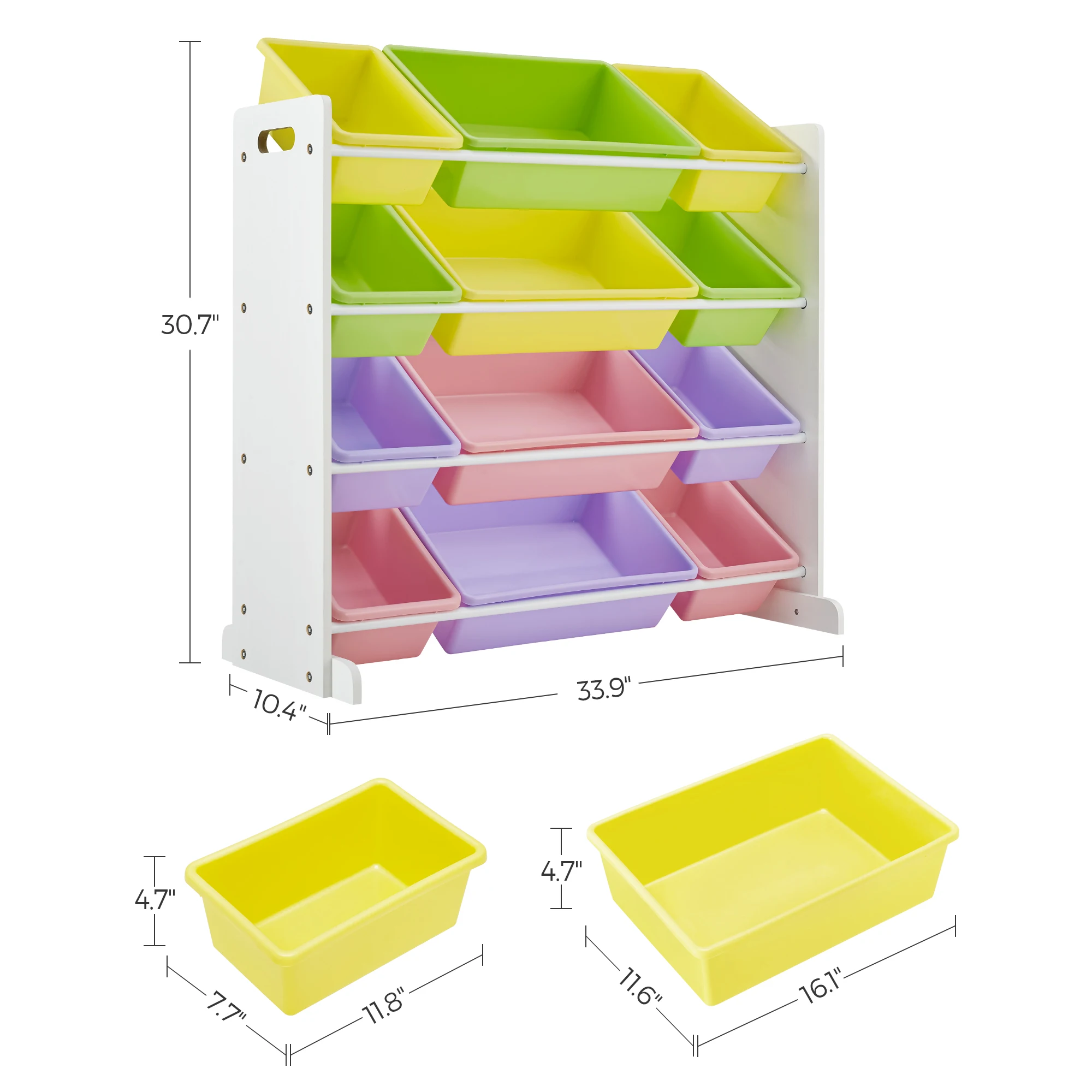 Songmics Children Toy Storage Wholesale Wooden Toy And Books