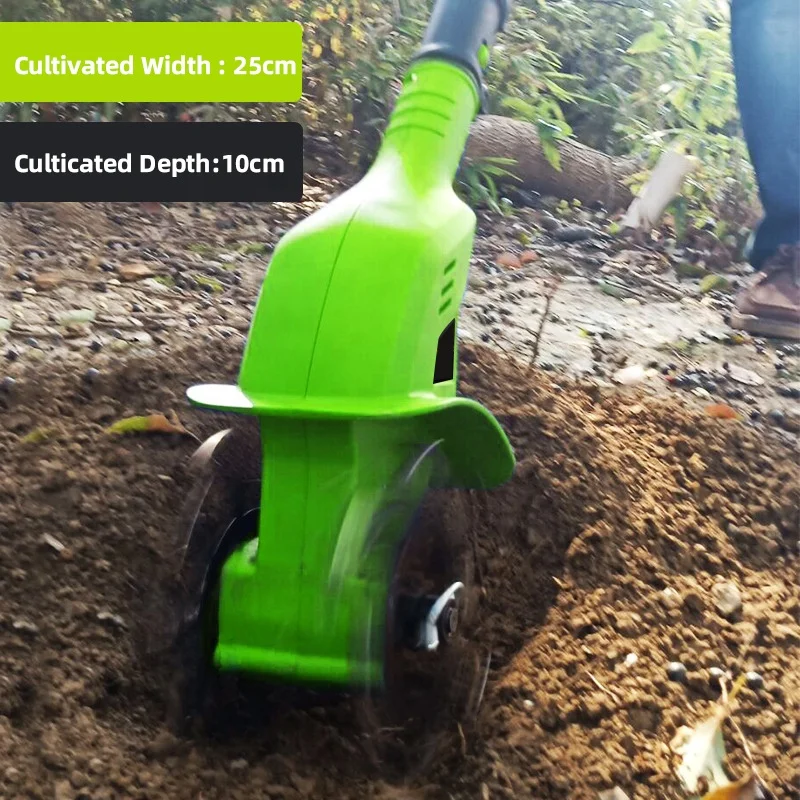 Mini Small Garden Plow Power Hand Tiller Cultivator Rotary Tiller Tool