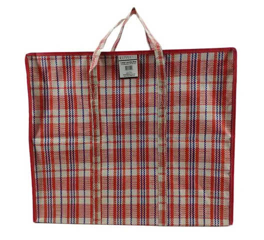 Wholesale High Quality Large Capacity Thick Luggage Duffel PP Hand Zipper Red  White Blue Woven Moving Bag - China Recycled PP Woven Bag and PP Woven  Lamination Bag price