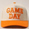 Cappellino da baseball adulto giallo beige per il giorno della partita