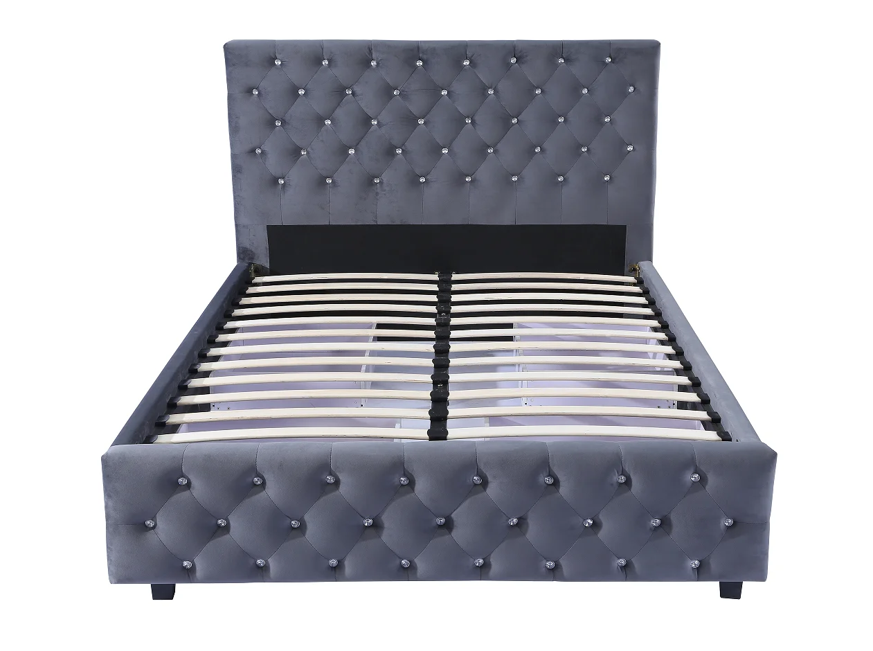 Modern Simple New Style Upholstered Bed with Storage