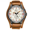 2 white dial brown strap