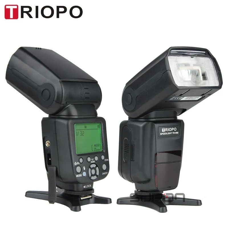 Triopo Tr-988 Flash Professional Speedlite Ttl Camera Flash With 