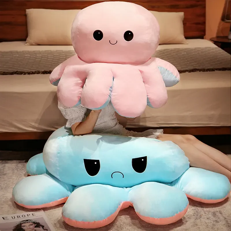 Giant Octopus Plush Pulpo Reversible 100 Cm Soft Giant Octopus