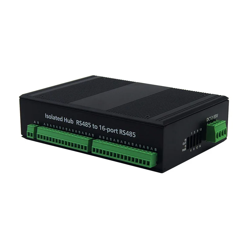 Industrial 1 In 16 Out RS-485 HUB Splitter – Din Rail Extension for ...