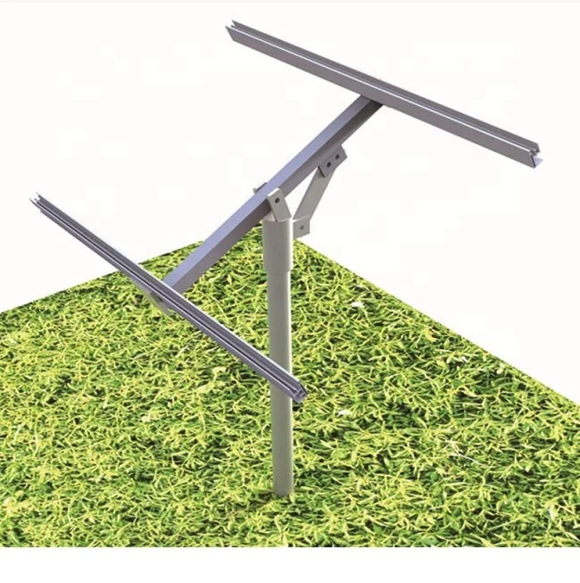 Rotated Solar Panel Ground Mounting Bracket Single Mount Energy Generated Product Solar Panel Pole Ground Mounting Brackets