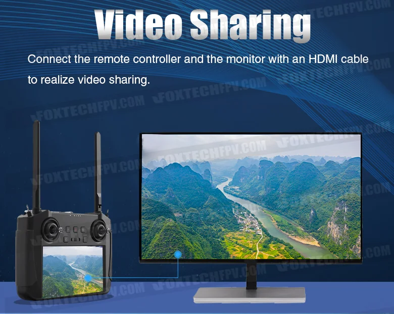  Mini HD 5.5-Inch Monitor 1080p Remote Controller for Agriculture Drone & Handheld Radio System Transmitter supplier