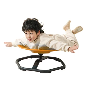 Autistic Orange Kids Swivel Chair Chair Training Body Coordination Planet Kids Sensory Chair for Autism Sensory Products