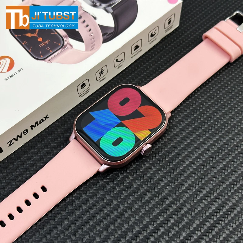 ෆ‪‪Ｈａｋｕෆ‪‪ ZW9 MAX Smart Watch - Fitcloud Pro 1.95'' Ultra Thin