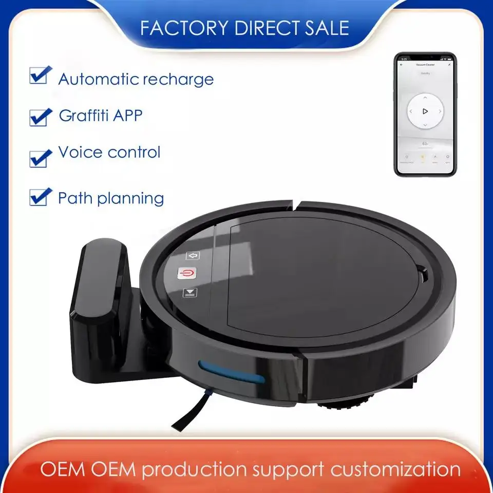 Glomarket Tuya Robot Vacuum Cleaner 2500pa Auto Charge Smart Wifi App