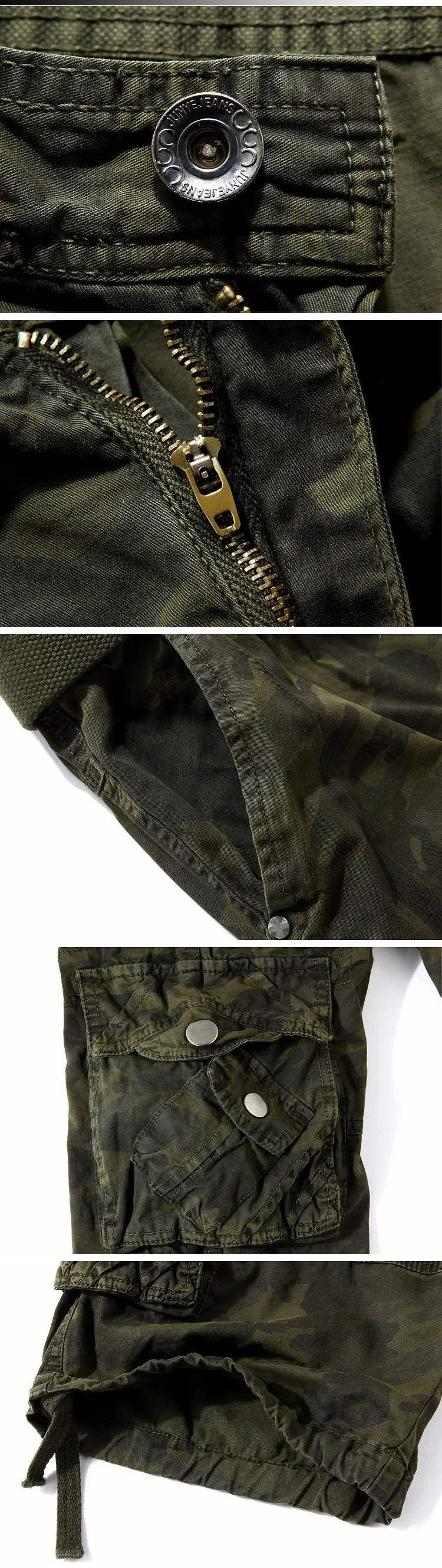 Nagykereskedők Plus Size Cargo munkaruhák Camouflage férfi mintás rövidnadrágok Laza edzőruhák férfiaknak34_voghion.com