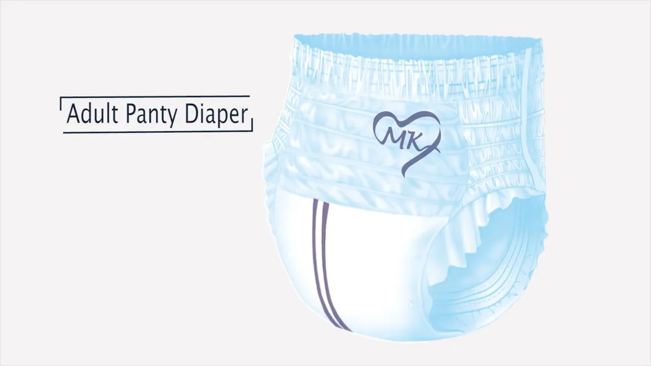 Oem Odm Bamboo Diaper Aloe Extract Adult Compostable Pull Up Diapers