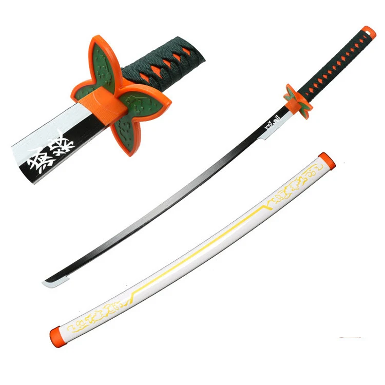 Toy Sword Wooden Sword Cartoon Craft Large Size Katana Cosplay Wooden Bokken Katana Anime Cosplay Sword Craft Christmas