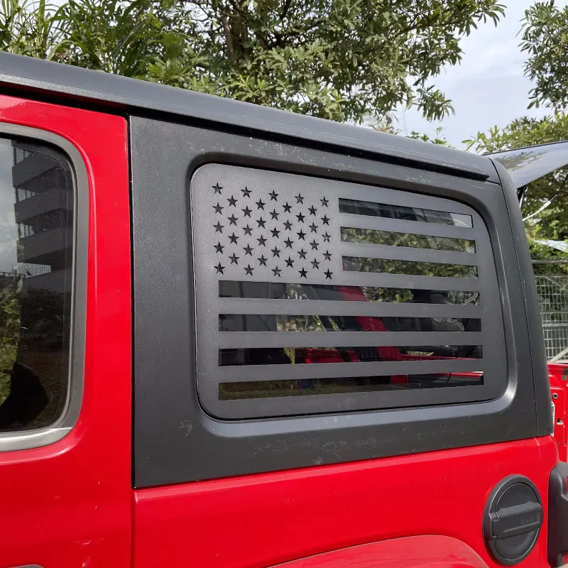 Aluminum Alloy Car Rear Window Decoration Cover Trim Decal For Jeep Wrangler  Jl - Buy Car Windows,Jl Window Trim,Window Trim Product on 