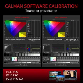 SEETEC P215 PRO 21.5" 1000 Nits High-Performance Broadcast Director Production Monitor with 4K Support LUT Waveform detail image