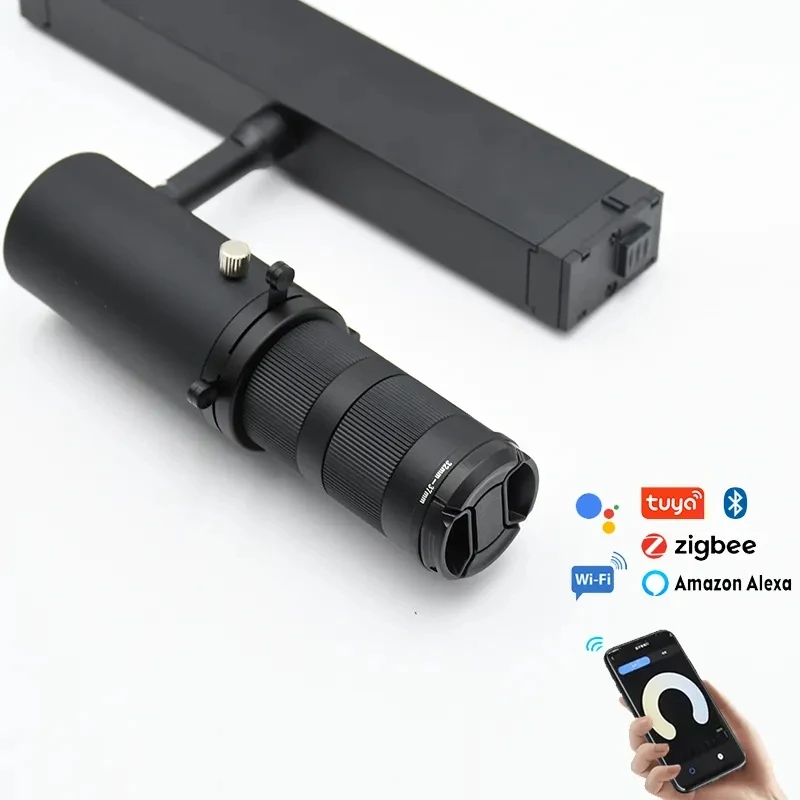 Newest Smart Adjustable Zoomable Shapeable Led Track Light for Museum Art Gallery Painting Exhibition