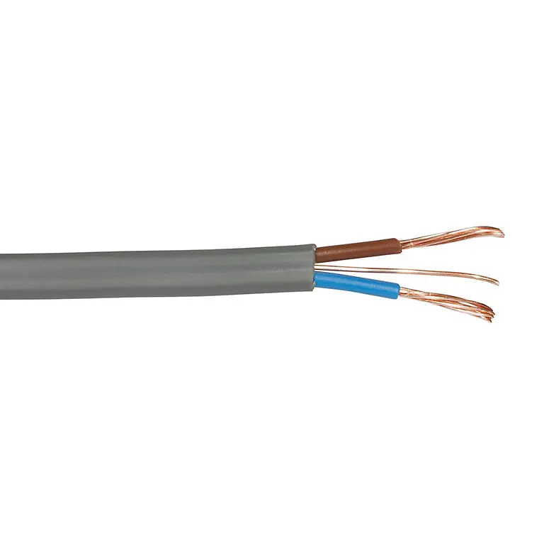 2 Core 3 Core Parallel Flat Line PVC Insulated BVVB 99.99% Copper Electric Wires and Cable