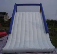 customized size inflatable climbing wall with slide inflatable ladder climb inflatable floating water slide climb