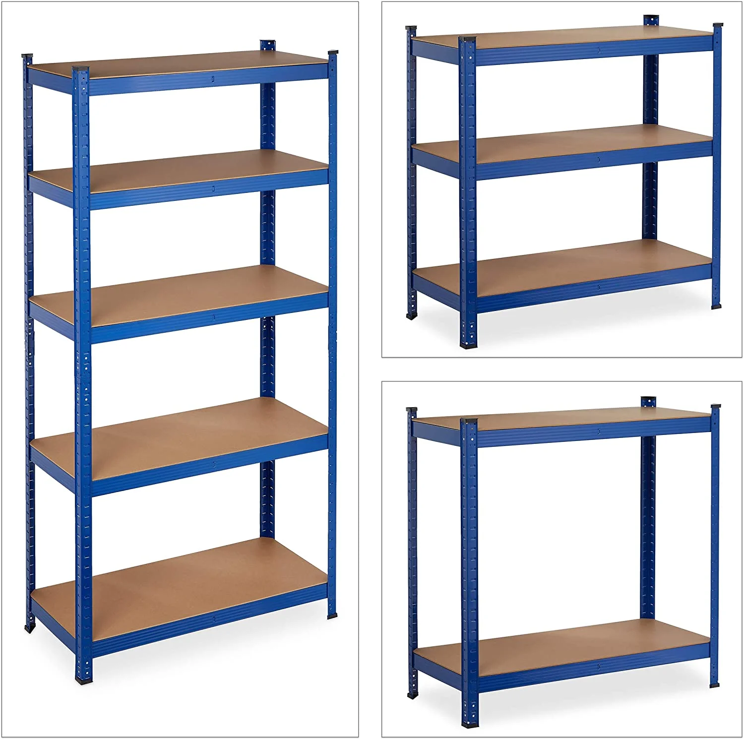 Heavy Duty 5 Tier Galvanised Shelving Garage Storage Racking Shelves