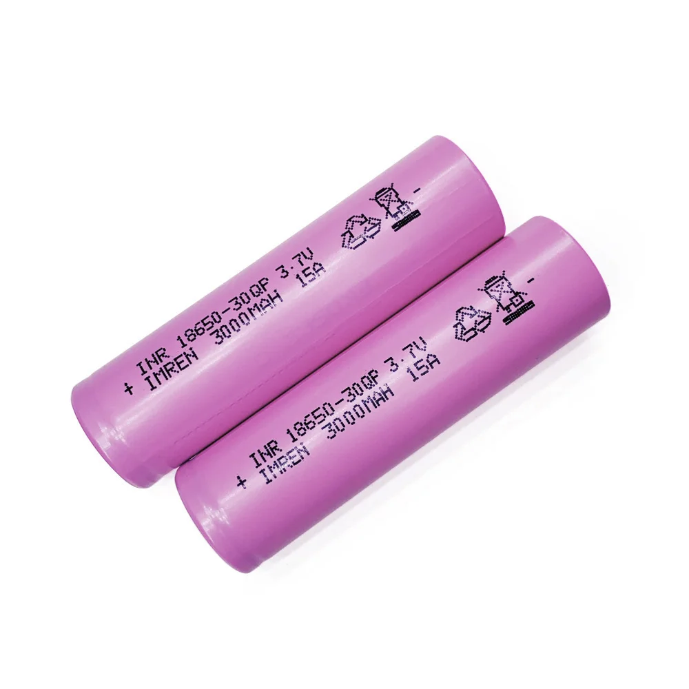 Best selling IMREN 18650 30QP 3.7v Battery Rechargeable 18650 30QP 3.7V 3000mAh for Ebike Battery