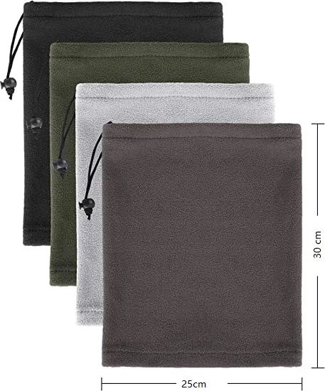 SLEEKEE 2 Pack Kids Neck Gaiter, Windproof Fleece Neck Gaiter For Kids, Winter Face Mask Suitable For Skiing, Cycling, Outdoor Sports, Multifunctional Headwear For Boys, Black - View #4