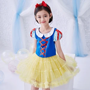 Girls' Christmas Children's Carnival Snow White Princess Cotton Costume In-Stock Play Dress-up Party Role-playing Clothing