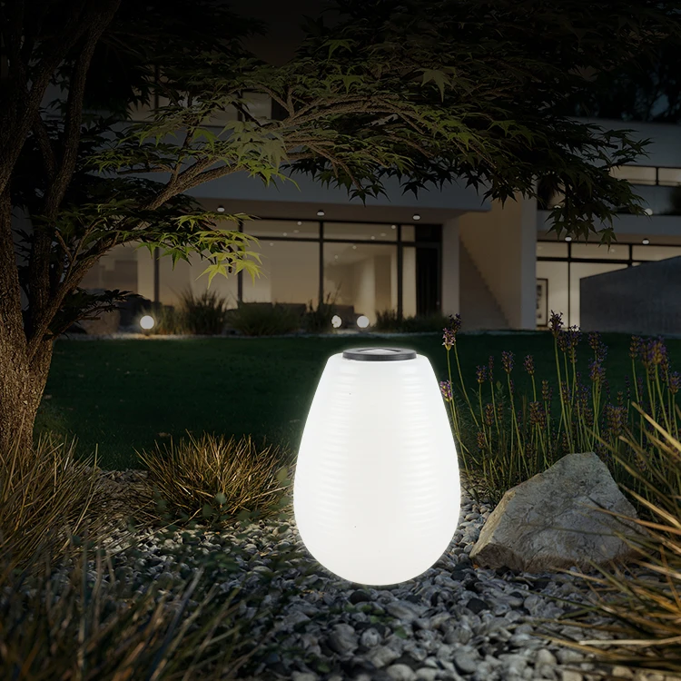 Modern Outdoor Led Lamp Rechargeable Waterproof Portable Lantern Lamp Solar Garden Lights